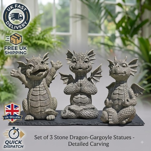 Drago meditante statue - drago,
