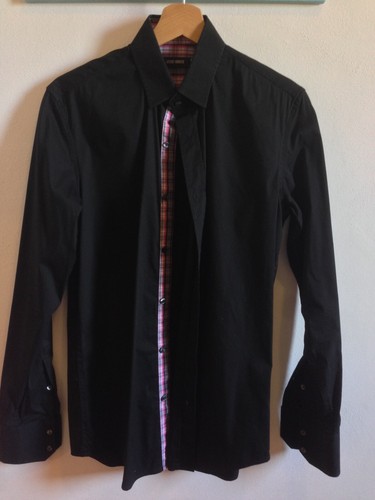 Camicia nera uomo 44 - uomo,