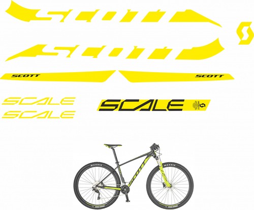 Adesivi telaio scott - scott, scale