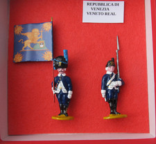 SOLDATINI DI PIOMBO REPUBBLICA DI VENEZIA FANTE E GRANATIERE 1790 c. TOYSOLDIERS