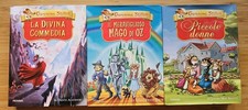 3 Libri Geronimo Stilton - Divina Commedia Piccole Donne Meraviglioso Mago OZ