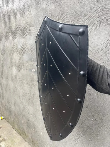 18g steel medieval - steel, heater