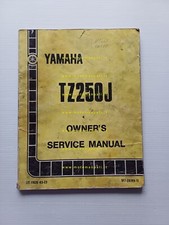 Yamaha TZ 250 J 1981 manuale officina originale INGLESE workshop manual