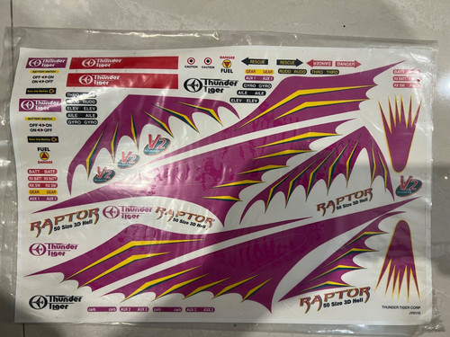 Foglio decalcomania thunder - foglio,
