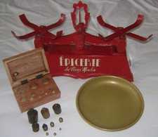 Antique french kitchen scales - french,