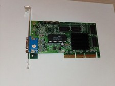 SCHEDA VIDEO AGP 32MB POWER 3D PER PC DESKTOP FISSO VINTAGE OK VIDEO CARD