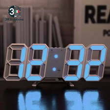 Orologio Digitale LED 3D Da Parete Con Modalità Notte, Data, Temperatura E Allar
