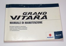 SUZUKI Grand Vitara – Manuale di manutenzione – condizioni perfette!