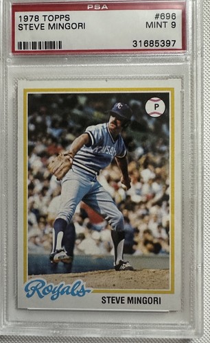 1978 topps steve mingori - topps,
