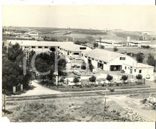 1965 ca POMEZIA Veduta esterna di una fabbrica di roulottes *Fotografia 24x18 cm