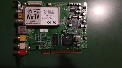 Scheda acquisizione pci - scheda, tv