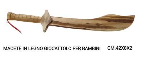 Macete spada legno - macete, in