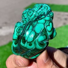 Cristallo di malachite lucido