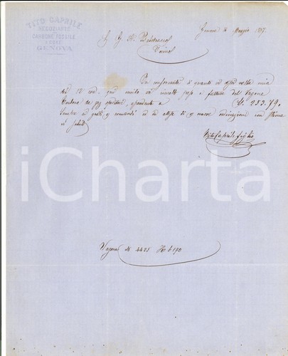1867 genova tito caprile - 1867,