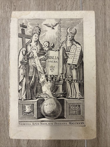 Stampa antica bibbia - antica, sacra