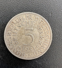 Germania 5 Marchi in argento Anno 1951