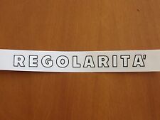 COPPIA ADESIVI FANTIC PER FIANCATINE SCRITTA REGOLARITA' - MOTO D' EPOCA -