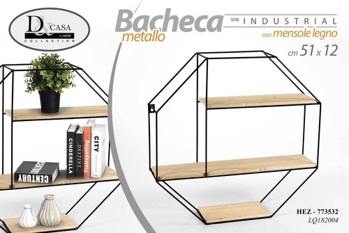 Mensola bacheca parete - da,