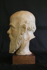 Scultura Socrate busto testa