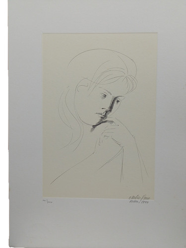 Emilio greco acquaforte - acquaforte, su