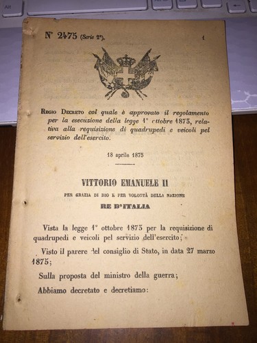 Regio decreto appr - regio, regolamento