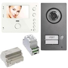 URMET 1722/93 VIDEOCITOFONO A COLORI KIT MONOFAMILIARE 2 FILI VIVAVOCE MIRO'