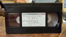 1 Vhs Registrazione TV FORMULA 1 - DONINGTON CANADA '93 94 Leggere Descrizione 