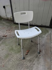 Sgabello Bagno in Alluminio Altezza Regolabile Sedile Doccia Per Anziani