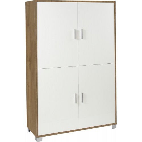 Credenza ante noce bianco - 4,