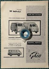 Rara Pubblicità FIAT 600 Multipla GHIA del 1957