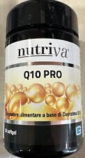 nutriva Q10 PRO integratore alimentare a base di Coenzima Q10 - 30 softgel