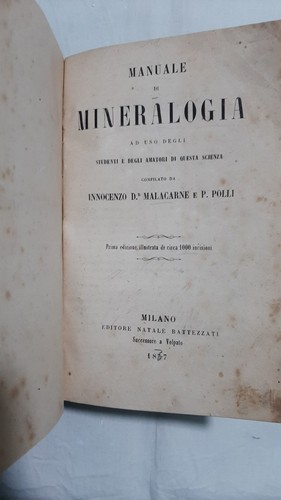 Manuale mineralogia uso - mineralogia,