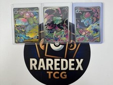 Pokemon Giapponese Mega Venusaur Bulbasaur Ivysaur SR AR Set di 3 Carte Mega Brave NM