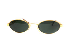 Fiorucci occhiali da sole uomo vintage anni 90 metallo donna 2027 oro pierce