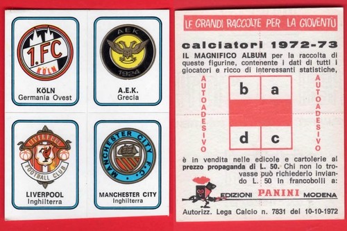 Figurina calciatori panini - figurina,