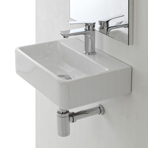 Lavandino sospeso ceramica - lavandino, in