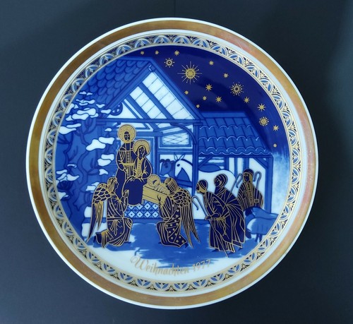 Piatto natale porcellana - di,