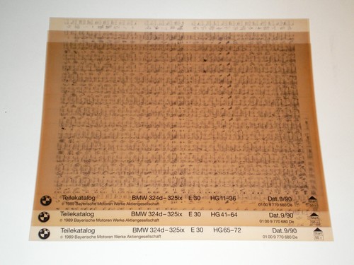 Microfiche catalogo ricambi - microfiche,