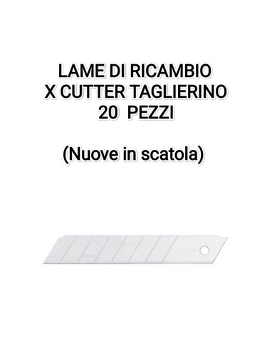 Lame cutter taglierino - cutter,