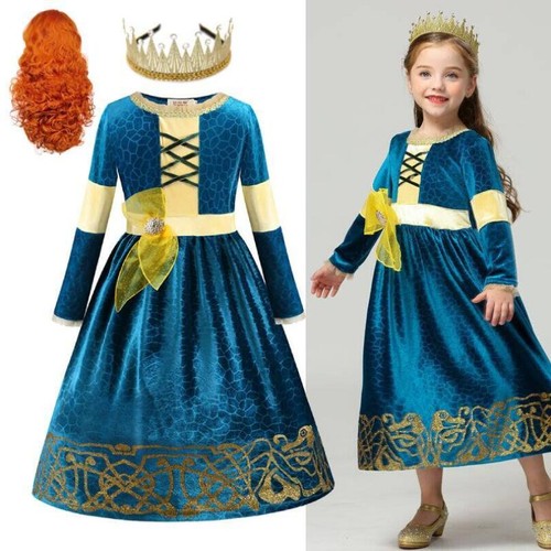 Girl brave merida dress long - brave,