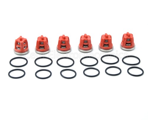 Kit valvole con - valvole, o-ring