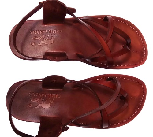 Sandali gesù cammello marrone - cammello,