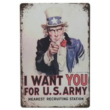 Targa i want you  stampa