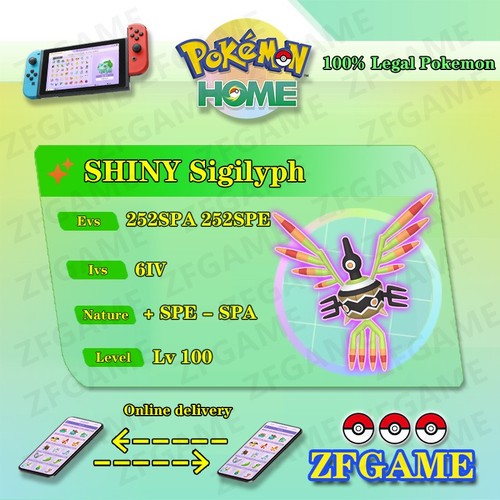 6iv shiny sigilyph - ✨6iv, +
