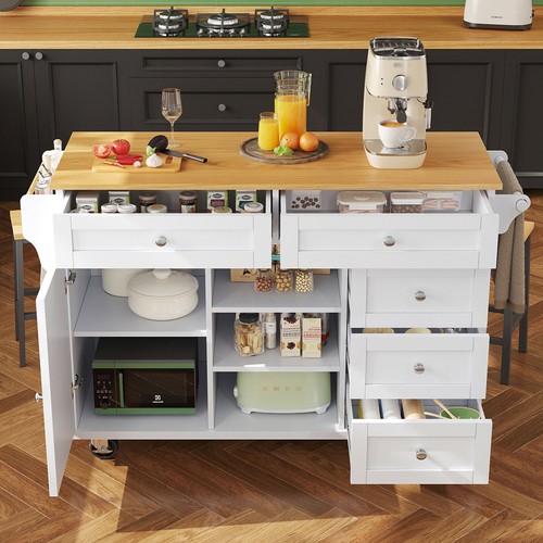 Ruote isola cucina - , con