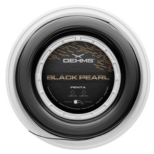 OEHMS Black Pearl Penta Corda da Tennis Co-Poly 200m Rotolo | Pentagonale | Controllo