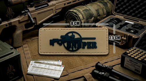 Sniper patch militaire sable - sniper,
