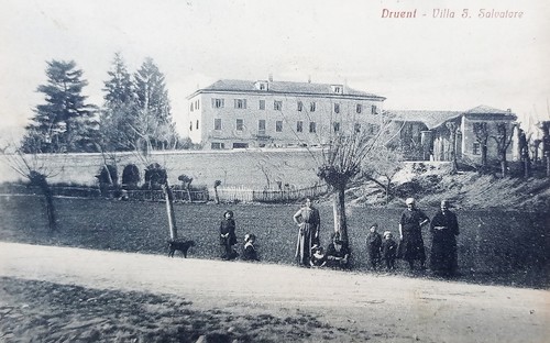Cartolina druento villa - -,
