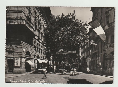 Trieste cartolina via - via, xx