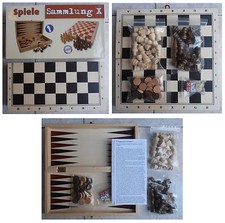 Scacchi portatili in legno con